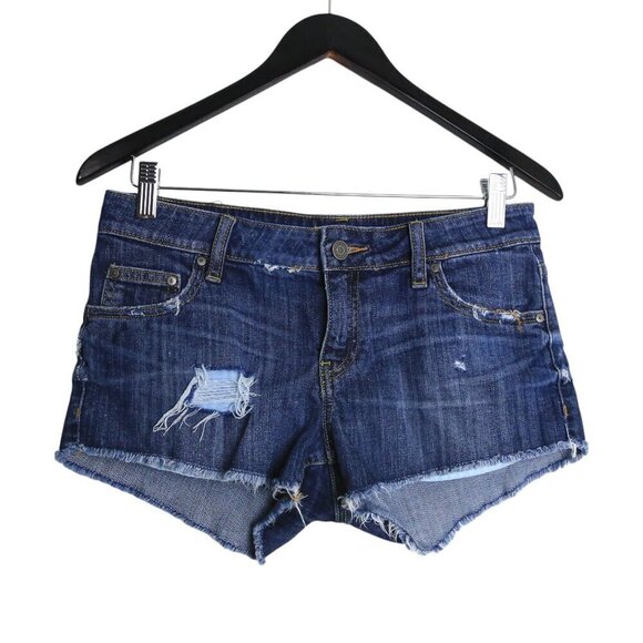Aritzia Talula Denim Jean Cut Off Y2K Low Rise Beach Shorts Low Rise Micro - Picture 1 of 6